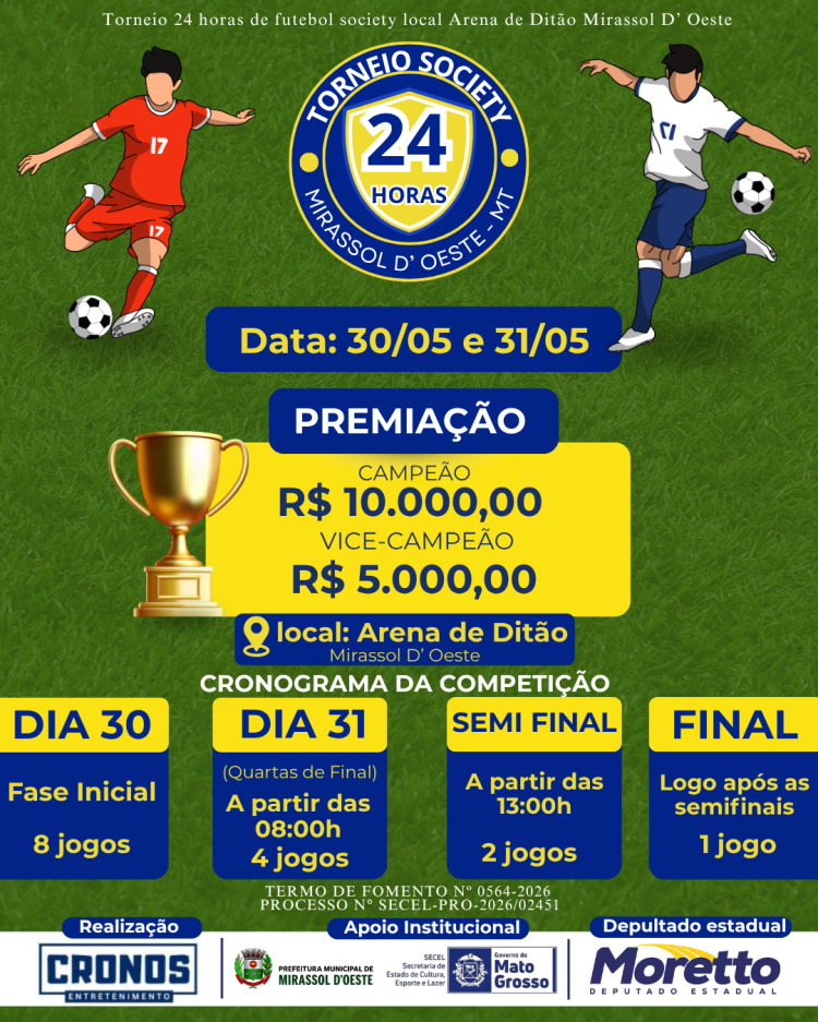 Torneio 24 Horas de Futebol Society